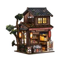 CRESYMME Miniature House Dollhouse Book Nook Kit Wooden DIY 3D Hobby Handmade Era General (Showa Store)