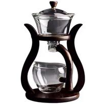 Heat-Resistant Lazy Kungfu Tea Set High Borosilicate Glass Transparent Tea Brewer  Home Tea Set