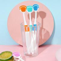 Easy-Grip Tongue Scraper for Fresh Breath & Healthy Gums - Effective Bad Breath Eliminator, 1pc mixed color 1pc įvairiaspalvis