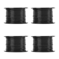 4Pcs Metallic Twist Cable Garden Ties Reusable Fastening Cuttable Galvanized Iron Wire 0.8mm