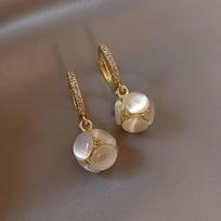 Luxury Natural Opal Earrings Temperament Crystal Drop Earrings for Mothers Day Gifts Women Jewelry NEW Korean Earrings