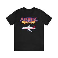 Aerobiz Supersonic Plane SNES Sega Genesis Unisex Short Sleeve Tee T-Shirt XL