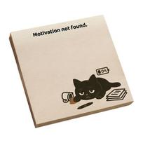Cartoon Cat Self-Stick Note 50 Sheets/Pad Self-adhesive Note Pad Super Sticking Power Memo Post Stickies Office School Supplies