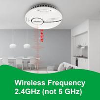 Optinis dūmų detektorius LED signalizacija rinkinys 3 vienetai garsus 125x35 mm baltas — gaisro detektorius, priešgaisrinė signalizacija, namų dūmų detektorius, namų saugumas, baterinis jutiklis, įspėjimo sistema
