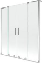 Mexen Velar L Duo vonios ekrano sistema, dviejų dalių, stumdomas, 150 x 150 cm, permatomas, chromas - 896-150-003-02-01