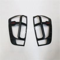 2014-2019 ABS tail light Trim For Nissan Navara 2019 Pick Up Accessories Black Rear Lamp Cover For Nissan frontier 2016 2PCS