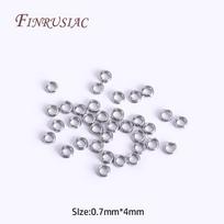 100Pcs/lot Wholesale 18K Gold Plated Open Jump Ring, Brass Double Loops Split Rings Connectors For DIY Key Chain Jewelry Making 100 Pieces