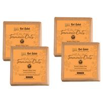 Nat Habit Turmeric Oats Bath Butter Soap Handmade Cold Processed Bar For Deep Cleansing And Skin Brightening 125g Pack Of 4