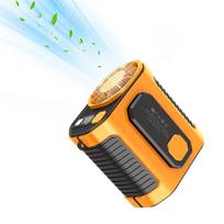 Nešiojamas juosmens ventiliatorius 5000 mAh įkraunamas mini ventiliatorius laisvų rankų įranga turbo asmeninis ventiliatorius su itin ilgu oranžinė