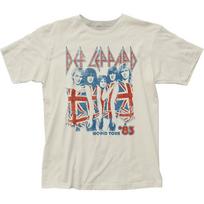 Def Leppard World Tour 83 Mens T Shirt Music Classic Rock Band Tee New Natural XXXL