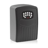 BOX02 Waterproof for Password Lock Box with Graffiti App Unlock for Outdoor Construction Site Decoration (as the picture,Black)