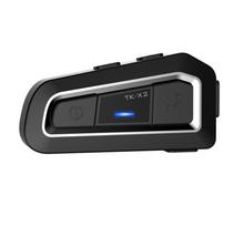 Motorcycle Helmet Bluetooth Headset TK-X2 1000M Intercom Range 2 Riders Talk at the Same Time juoda