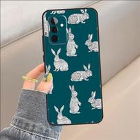 Rabbit Bunny Pattern Case For Samsung Galaxy A16 A06 A17 A56 A36 A26 A13 A33 A53 A15 A35 A55 A34 A54 A12 A32 A52 For Samsung A12