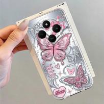 Case for Xiaomi Mi 11 Lite 11T Pro Soft Phone Cover Metal Pink Butterfly Xiaomi 11T