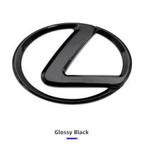 3D ABS Priekinio buferio grotelių emblema Bagažinės logotipo ženklelis Lexus CT200h IS300 IS250 RX300 RX350 NX200T GS250 GS300 RX450 Emblema 100mm-1pcs juoda