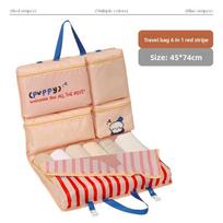 Travel Storage Bag Cube With Foldable Hanging Clothes Organizer For Luggage Packing raudona