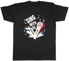 Norway Music Sing with us Note karaoke Mens T-Shirt Tee Gift Top XXXXL
