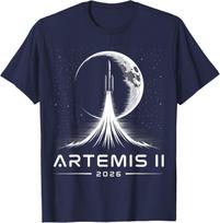 Artemis II Launch to The Moon Space Mission 2026 Unisex T-Shirt M