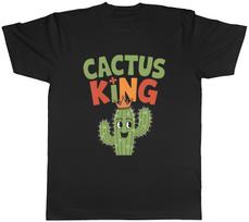 Cactus King Desert Plant Spike Thorn Funny Joke Mens T-Shirt Tee Gift Top XXXL