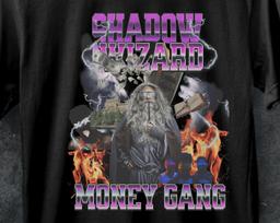 Shadow Wizard Money Gang T-shirt, Gen Z Humor Tee L
