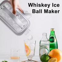Ice Cube Mold with Sealed Lid Ice Storage Container BPA-Free Silicone Sphere Ice Maker Slow-Melting Easy-Release Stackable Ice Ball Tray for Whiskey