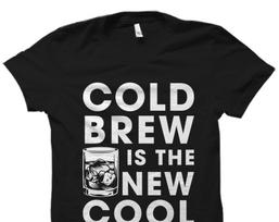 Cold Brew Shirt. Coffee Shirt. Coffee Lover Shirt. Cafe shirt. Cafe Owner Shirt. Coffee Shop Shirt. Cold Brew Lover Gift. Coldbrew #OS4558 L