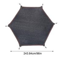 8/10/12/14ft Trampoline Shade Cover Waterproof Trampolines Canopy Trampolines Sunshade Accessories for Outdoor Backyard Playgrou