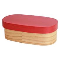 bento box made from Kyushu 500ml oval single natural wood urethane Cute and Japanese-made (URARA) cedar, capacity, shape, layer, stylish, finish,