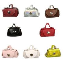 8pcs/lot 1/6 Doll Accessories For Barbie Doll Lady Leather Bag Purse Doll Handbag for Barbie BJD Doll Dollhouse Kids Toy įvairiaspalvis