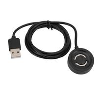 USB įkrovimo laidas 9 Peak greitam įkrovimui Labai efektyvus 1M laido ilgis 5V išmaniojo laikrodžio dokas black