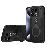 For Infinix Note 40 Pro Plus 4G 5G Phone Case, For MagSafe Protector Ring 360 Rotate Kickstand Shockproof Cover Infinix Note 40 juoda