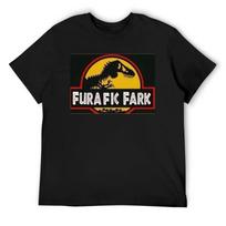 Furafic Fark marškinėliai kawaii drabužiai oversizeds juokingos dovanos viršus dizainerio marškinėliai vyrams S juoda