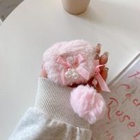 Bowknot Plush Cartoon Earphone Cases for Airpods 4 Pro 3 2 1 Case Cute Furry for Airpods Pro2 Protective Cover Girl with pendant For Airpods 4
