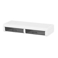 with Drawer Computer Monitor Stand Desktop Monitor Stand Durable Display Screen Base Single layer-Black