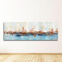Paveikslų tapyba svetainei Be rėmo Namų dekoravimas Abstraktaus meno Aliejiniai plakatai ir spaudiniai Sieninis drobė 20X60CM No Framed