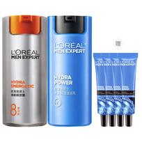 Loreal Paris Hydrating oil-controlling wrinkle-reducing moisturizing lotion face cream moisturizing milk wake-up lotion set skin care - wake-up lotion ruda