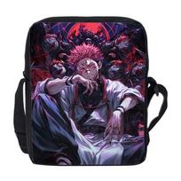 Japanese Anime Jujutsu Messenger Bag Boys Girls Shoulder Bag Women Handbags Kaisen Gojo Satoru Yuji Itadori Crossbody Bags Gift