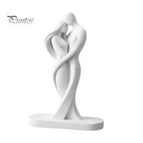 Seamless Splicing Art Statue Abstract Human Body Statue, Female Figurine Embracing Love Sculpture, 3D One-Piece Molding Warm Touch Shape for balta