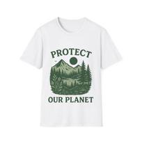 Eco-Friendly Nature Graphic T-Shirt, Protect Our Planet Shirt, Unisex Tee, Sustainable Apparel, Earth Day Gift, Outdoor Enthusiast Wear 4XL