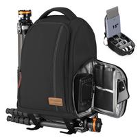 Camera Camera Bag for DSLR 2 Side Laptop Side Bottom Tripod Multiple Black [TARION] Backpack, Cameras, 15L, Compartments, Ultra-lightweight 0.85KG, juoda