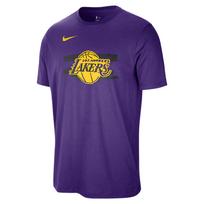 Nike NBA T Shirts Men's Field Purple Crew Neck Moderate HV6752-504- L