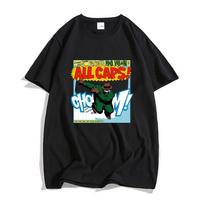 MF DOOM The Masked Unisex Oversized T-shirts Unisex Music Aldult Tshirts 100% Cotton T Shirts Aesthetic Four Seasons Harajuku Casual L