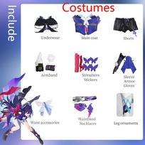 Ysir Collapse Star Dome Railway Cosplay Clothing Xier Full Set of Cos Clothing Game Clothing XS įvairiaspalvis