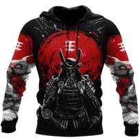 Samurajus ir drakono tatuiruotė 3D spausdinimas pavasario rudens mados vyrų gobtuvas Unisex megztinis su gobtuvu Gatvės laisvalaikio striukė sportinis kostiumas S