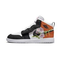 Jordan 1 Mid Alt SE Shattered Vines (PS) Kids Sneakers White Starfish Vivid-Green DR6963-100 28