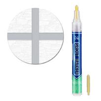 Waterproof Caulking Grout Paint Pen Tile Grout Repair Pen for Bathroom, Kitchen pilka