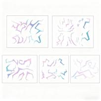 Kpop Demon Hunter Rumi Kang Temporary Tattoo Stickers Halloween Party Face Body Tattoos for Cosplay Gifts