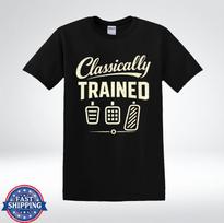 Classically Trained Geek Shirt Retro STEM Math Humor T-Shirt M