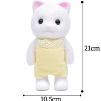Unofficial 21cm Forests Familys Animal Movable Limbs Figure Phone Stand Holder Ornament Cute Room Desktop Decor Birthday Gift šviesiai žalios spalvos