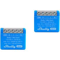 Shelly 1 mini gen4 2-pack 1-kanałowy mini moduł ze stykiem bezpotencjałowym dwupak